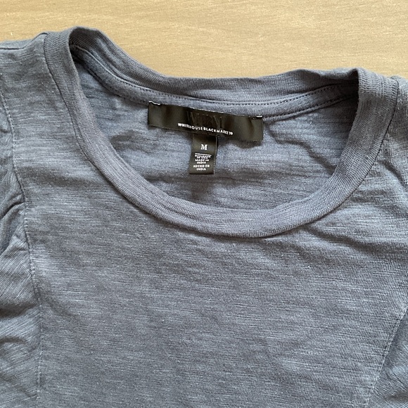 WHBM Ruffled Sleeve Top - Picture 2 of 4